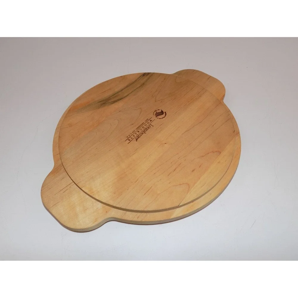 DIVIDE IT UP Round Basket Cutting Board Lid ID 7.5in OD 8in LONGABERGER